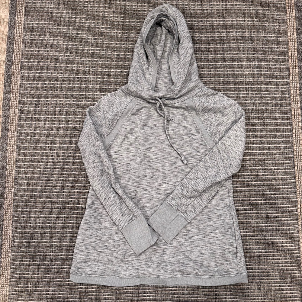 Duluth Trading Co Light Heather Gray Pullover Hoodie